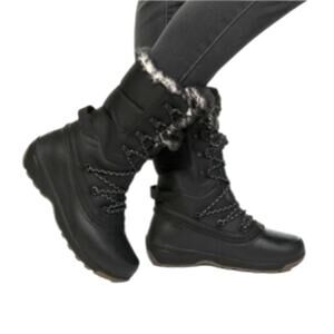 THE NORTH FACE Shellista IV Luxe Waterproof TNF Black/Gardenia‎ White 10 New